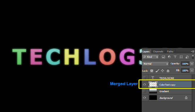 merge layers in photoshop