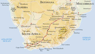 Туристический поезд The Blue Traine. Маршрут Претория-Кейптаун