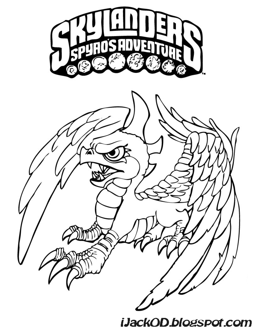 Skylanders Spyro S Adventure Colouring Pages