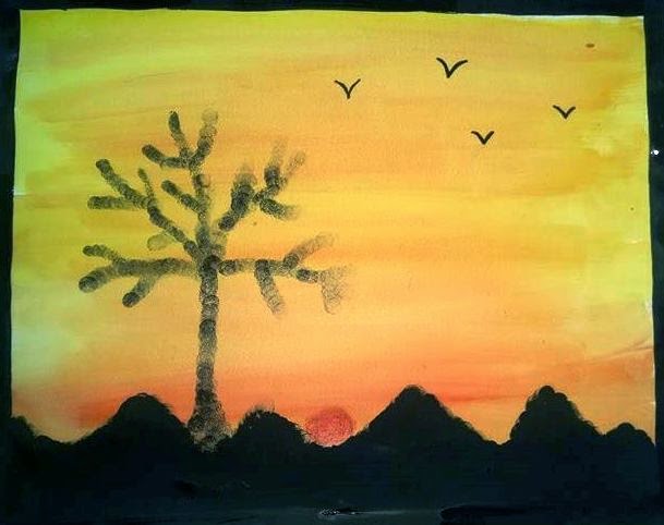 Het Art Blog The Sunset At The Fingertips