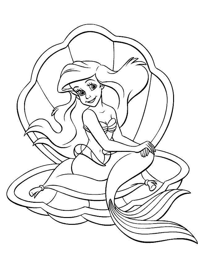 Ariel Little Mermaid Coloring Pages Ariel Little Mermaid Coloring Pages