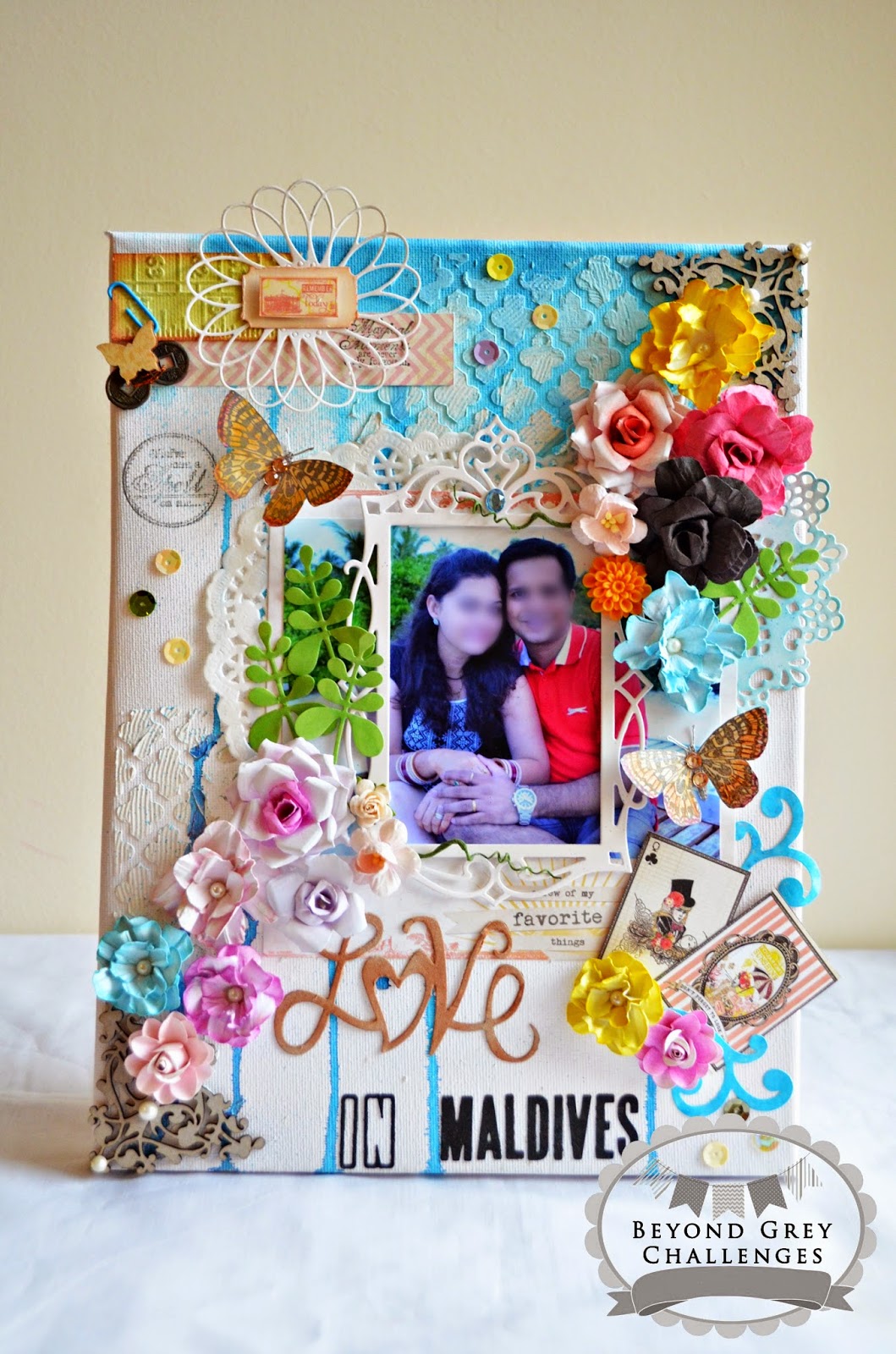 Lightbox creative Ideas Mixed media canvas