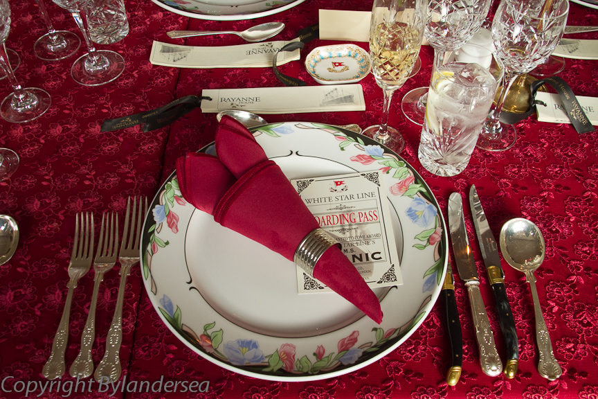 ByLanderSea Food Tales Titanic's Nine Course First Class Dinner