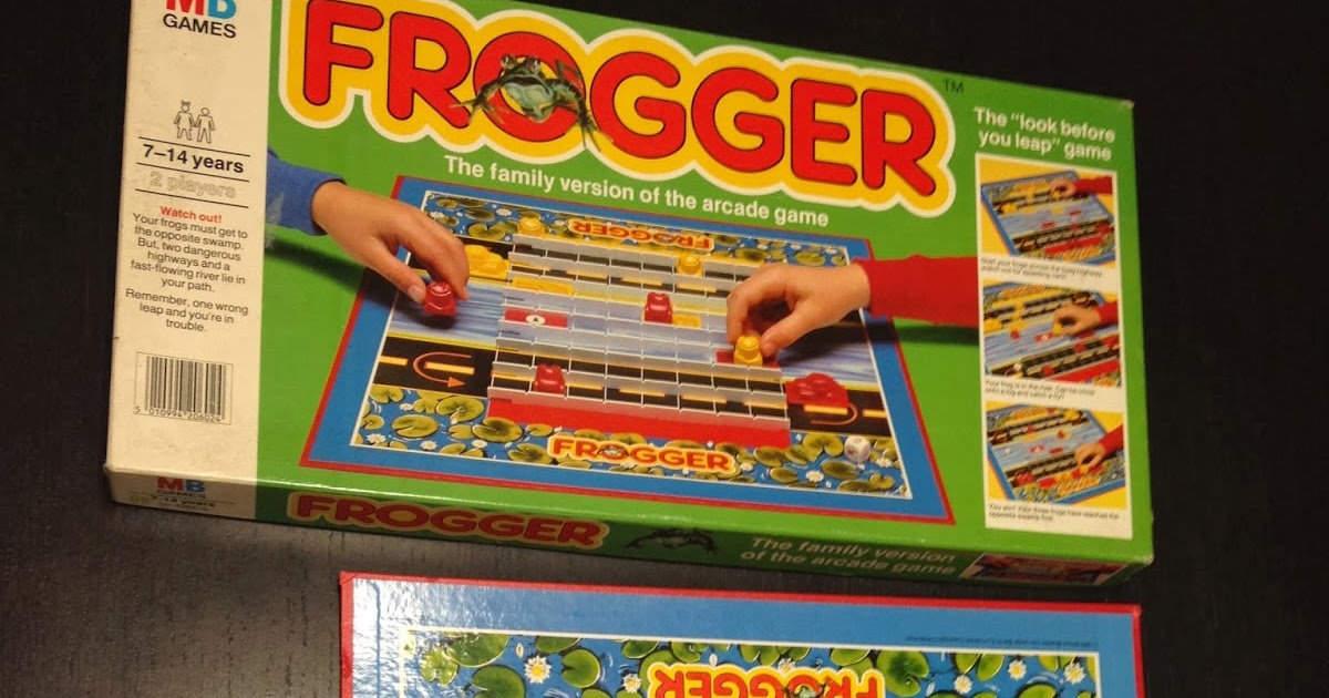 comPVter Board game on video game Frogger