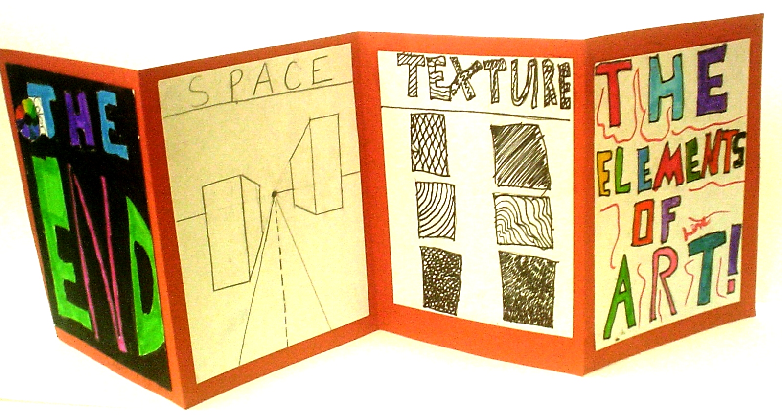 7 Elements Of Art And Their Definitions : Elements of art accordion book