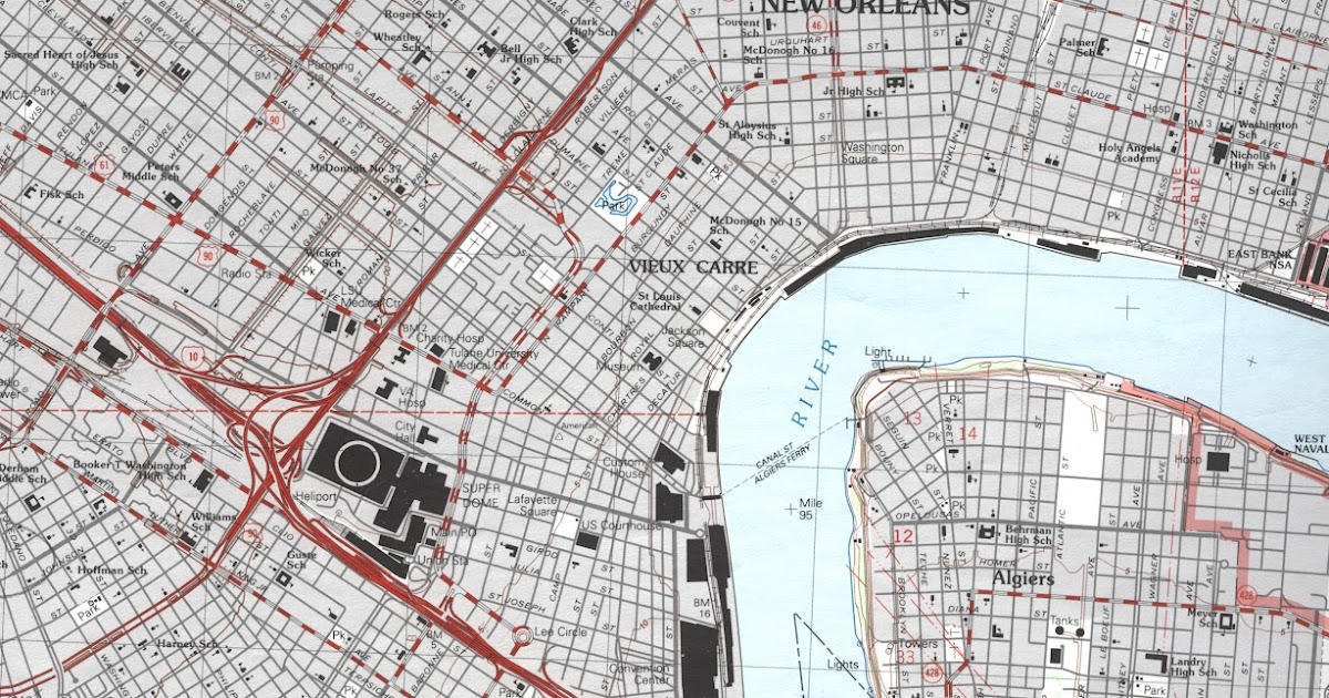 GIS Research and Map Collection New Orleans, Plaquemines Parish