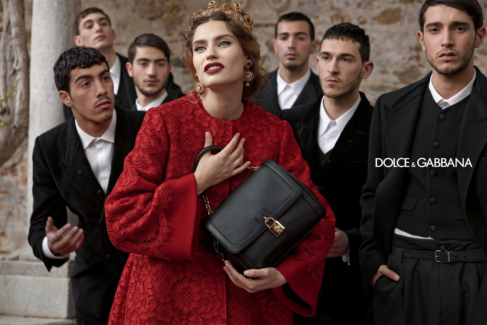 ♥♥♥ Andreea Diaconu and Bianca Balti bring drama in Dolce & Gabbana's