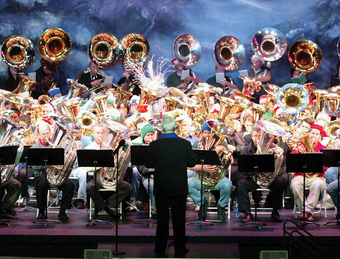 Strictly Oompah Deck the halls with lots of Tubas!