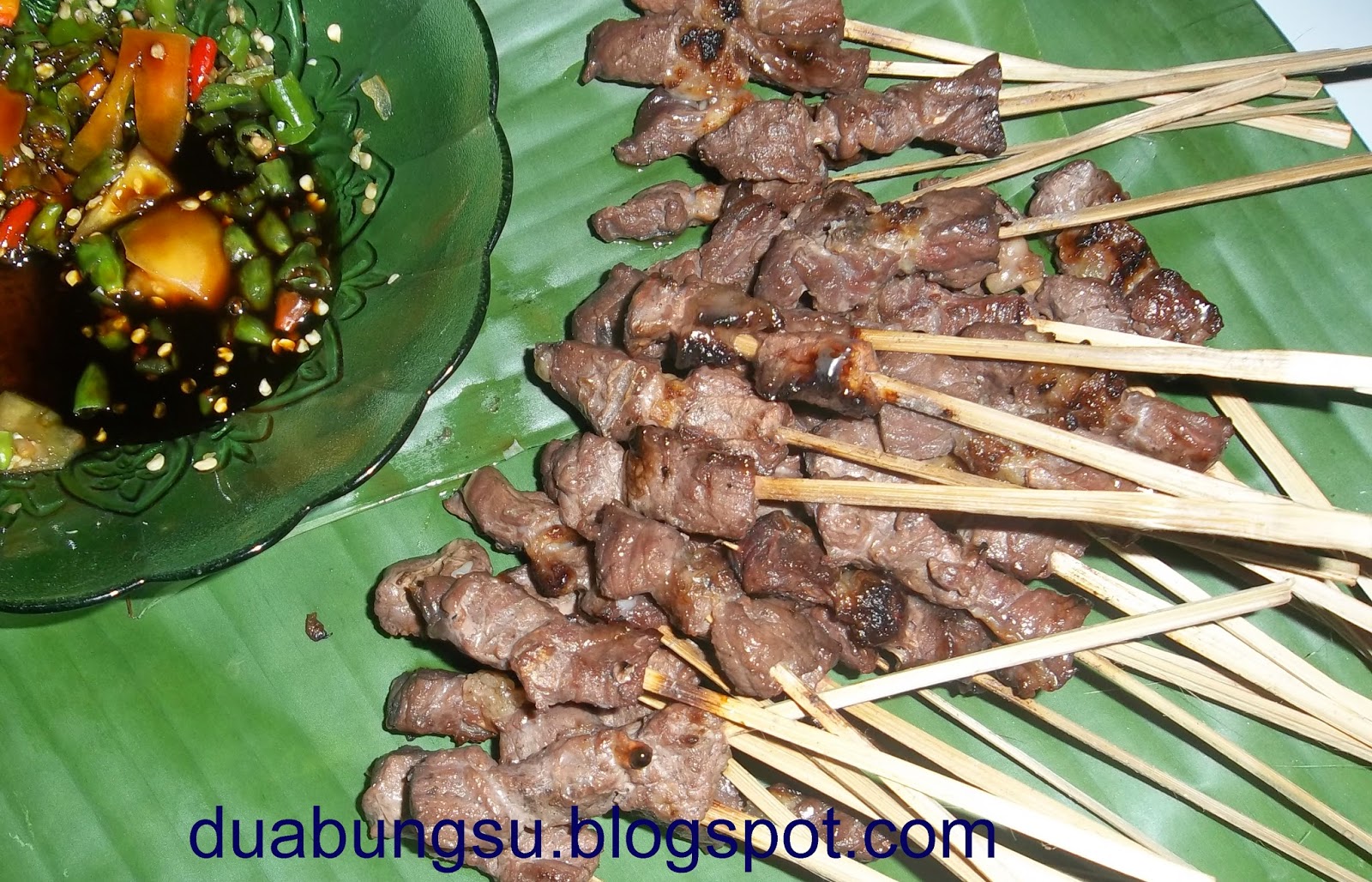 sate maranggi siap disantap