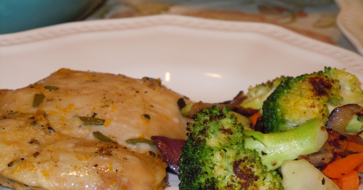 Let's Cook and Be Friends Baked Orange Rosemary Chicken