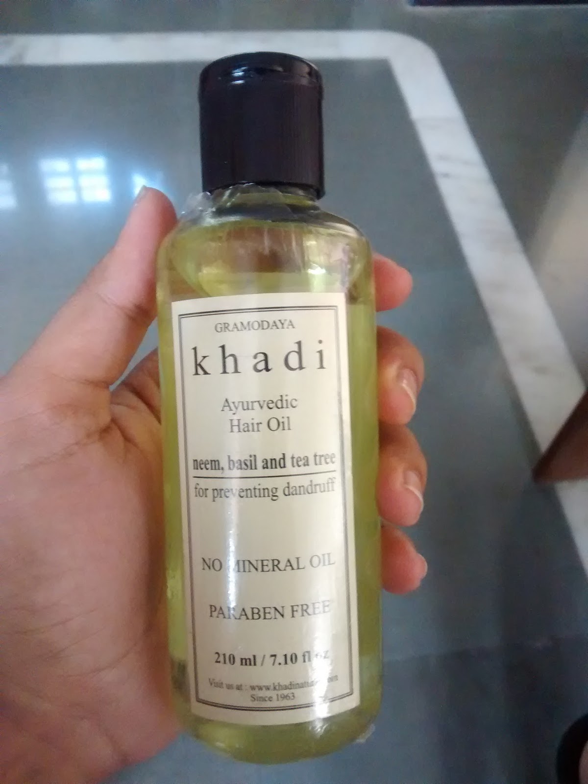 Reviews Khadi hair oil