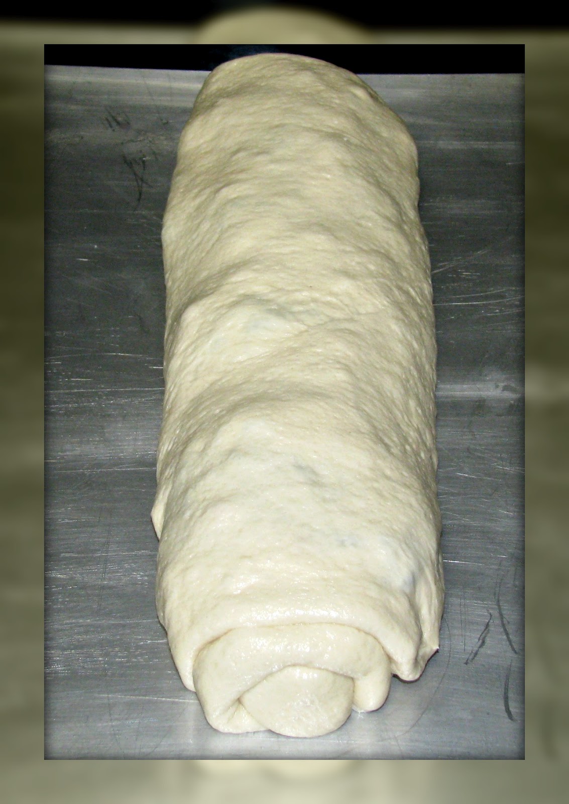 RandomThoughtsfromTN Cheesy Ham and Spinach "Garbage Bread"