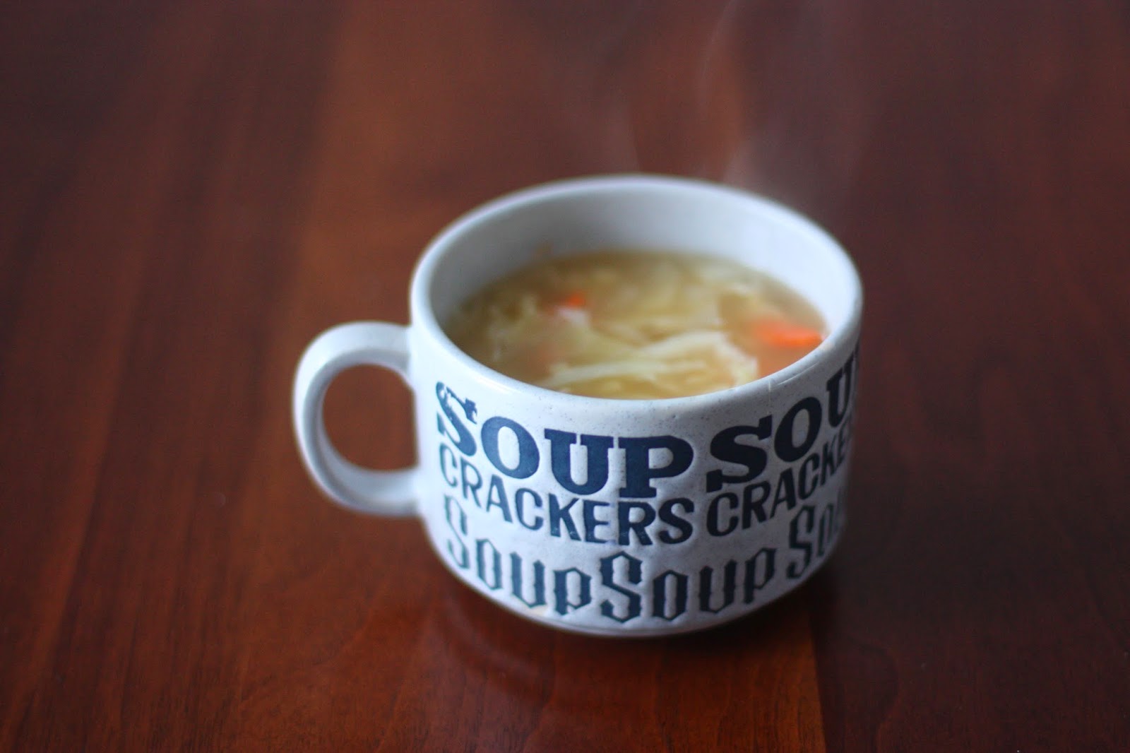 A new year, and cabbage and ginger soup.