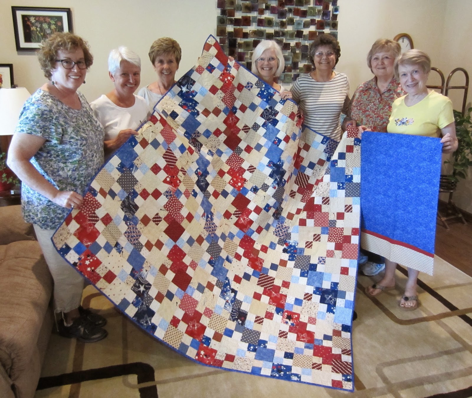 My Patchwork Quilt OUR QUILT OF VALOUR IS FINALLY FINISHED