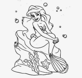 Colour Drawing Free Hd Wallpapers Disney Princess Ariel