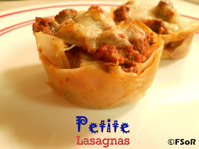 Petite Lasagnas | Cute little lasagna cups you can devour in two bites! #recipePetite Lasagnas | Cute little lasagna cups you can devour in two bites! #recipe