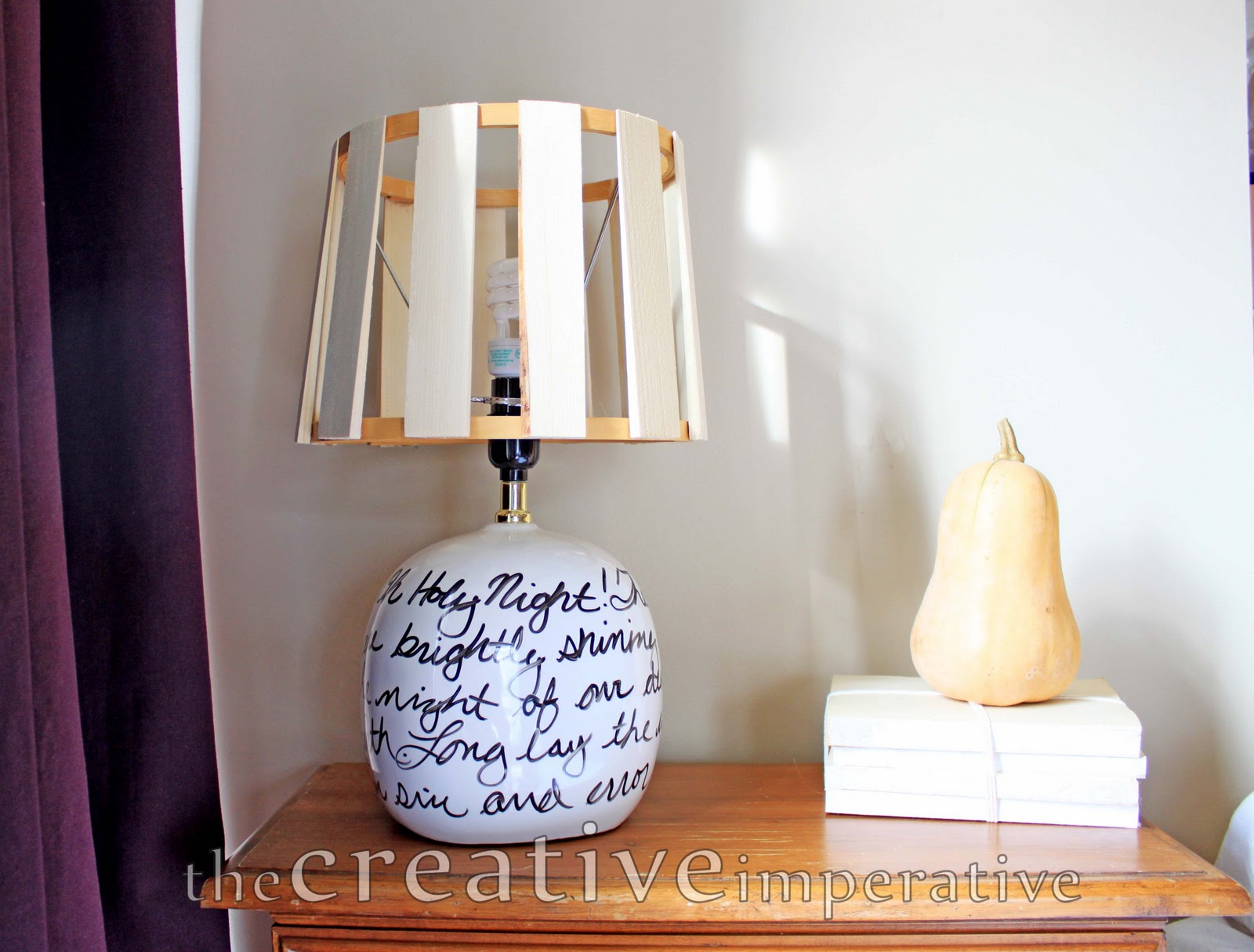 The Creative Imperative DIY Lampshade and Dry Erase Lamp