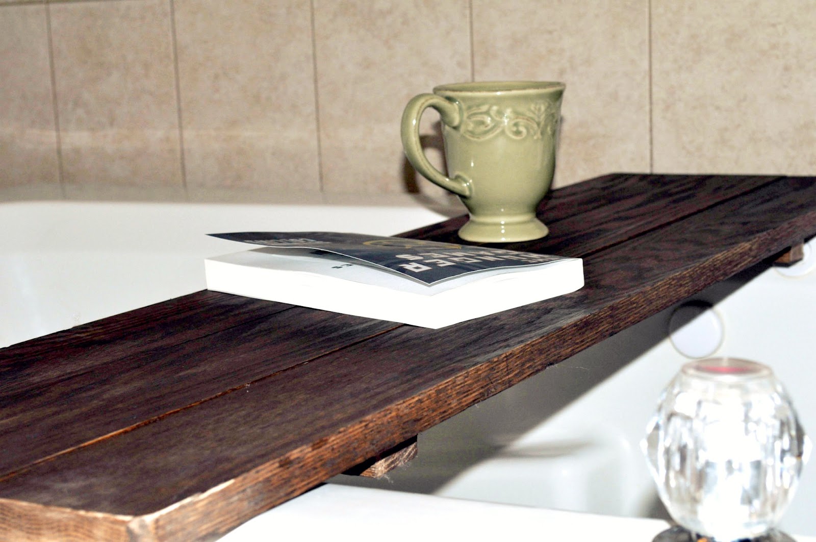 Always Chasing Life DIY Rustic Bath Caddy