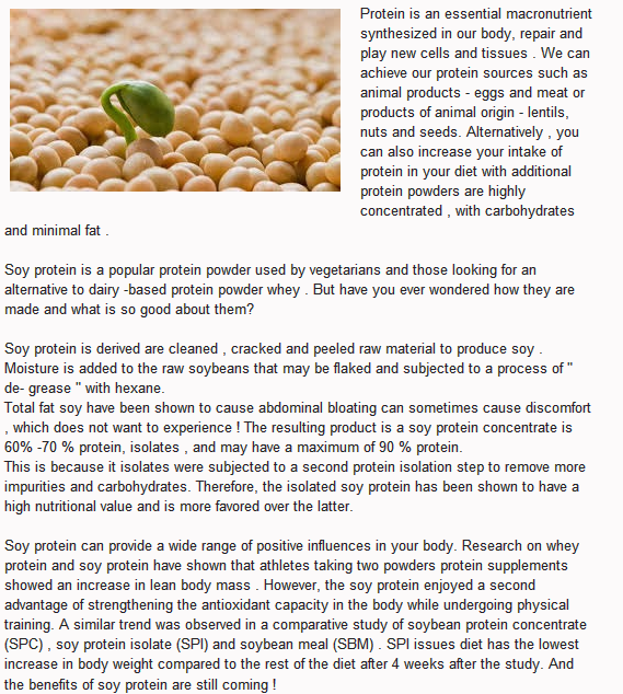 Features and Benefits of Soy protein isolate.The Bodybuilder