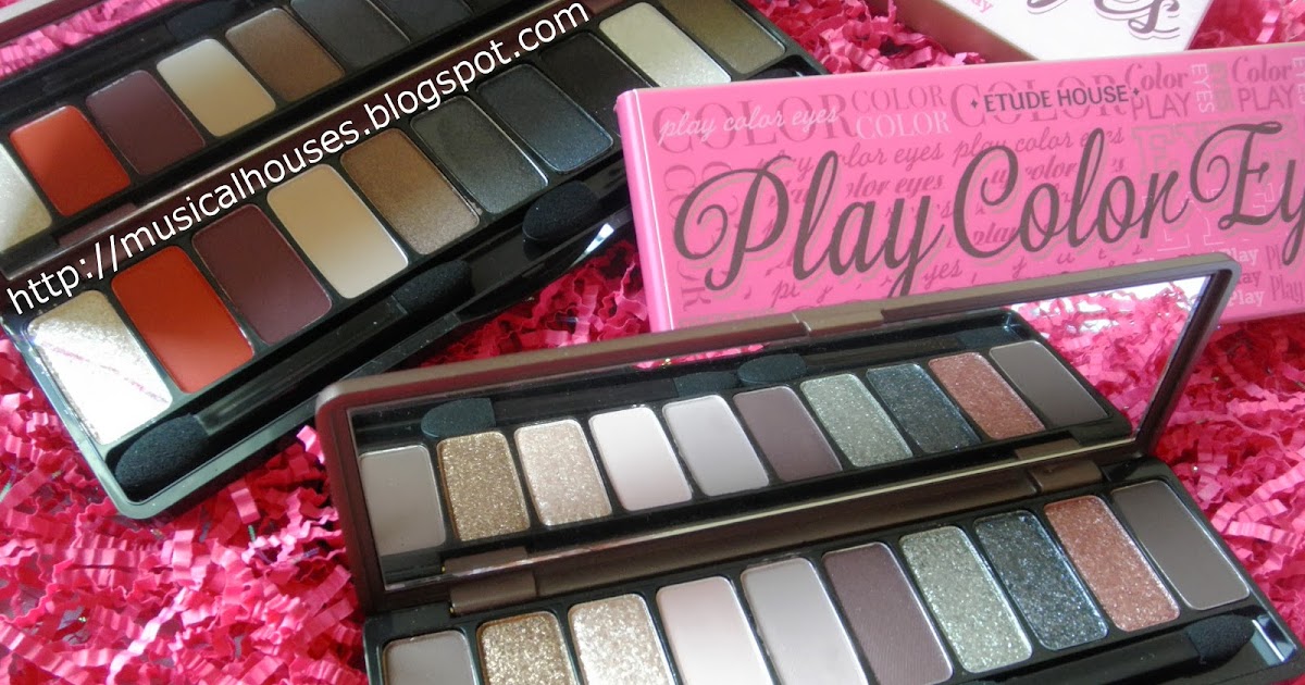 Etude House Play Color Eyes Eyeshadow Palettes Swatches and Review - of