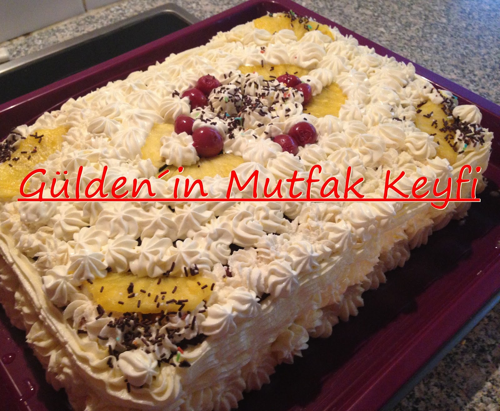 Gülden�in Mutfak Keyfi Yaş pasta Tarifi