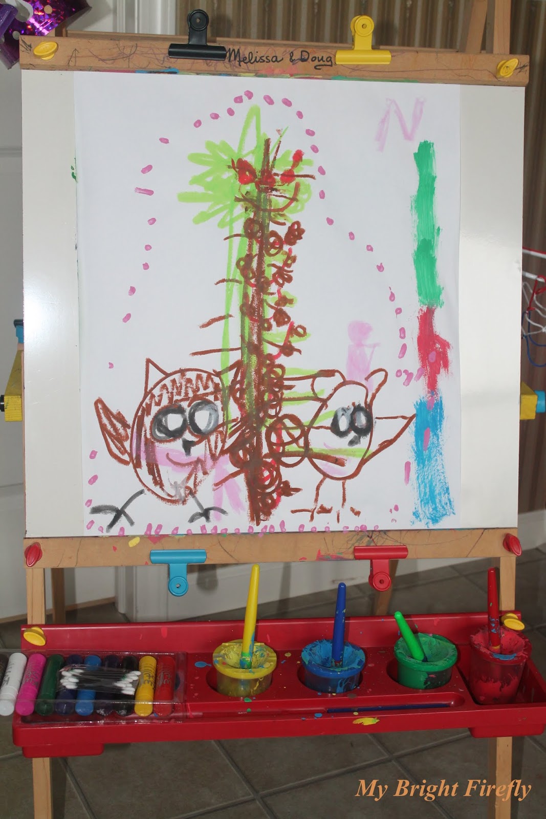 My Bright Firefly The Art Easel for Preschoolers