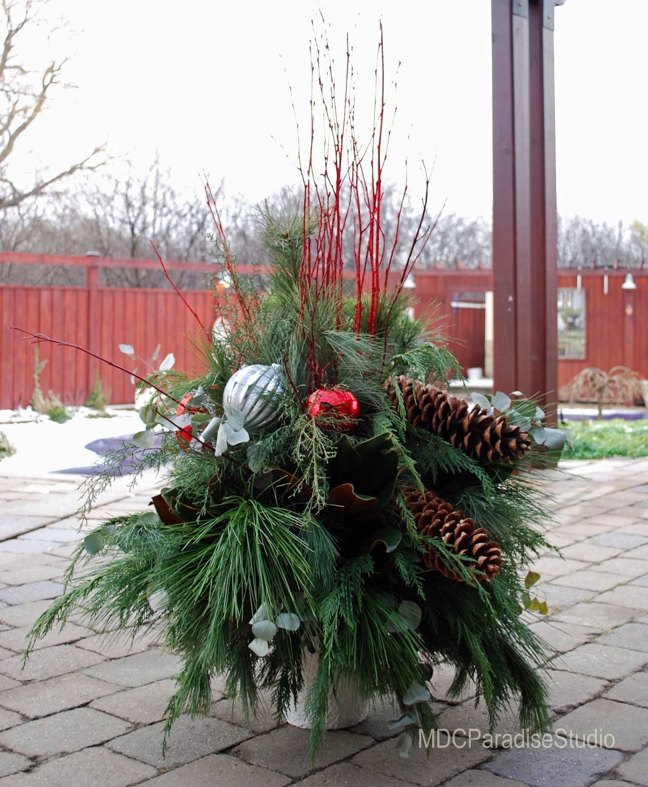 Decorating Ideas > PARADISE FLORAL STUDIO Decorating For The Holidays ~ 085848_Christmas Decorating Ideas For Outdoor Planters Decorating Ideas > PARADISE FLORAL STUDIO Decorating For The Holidays ~ 085848_Christmas Decorating Ideas For Outdoor Planters