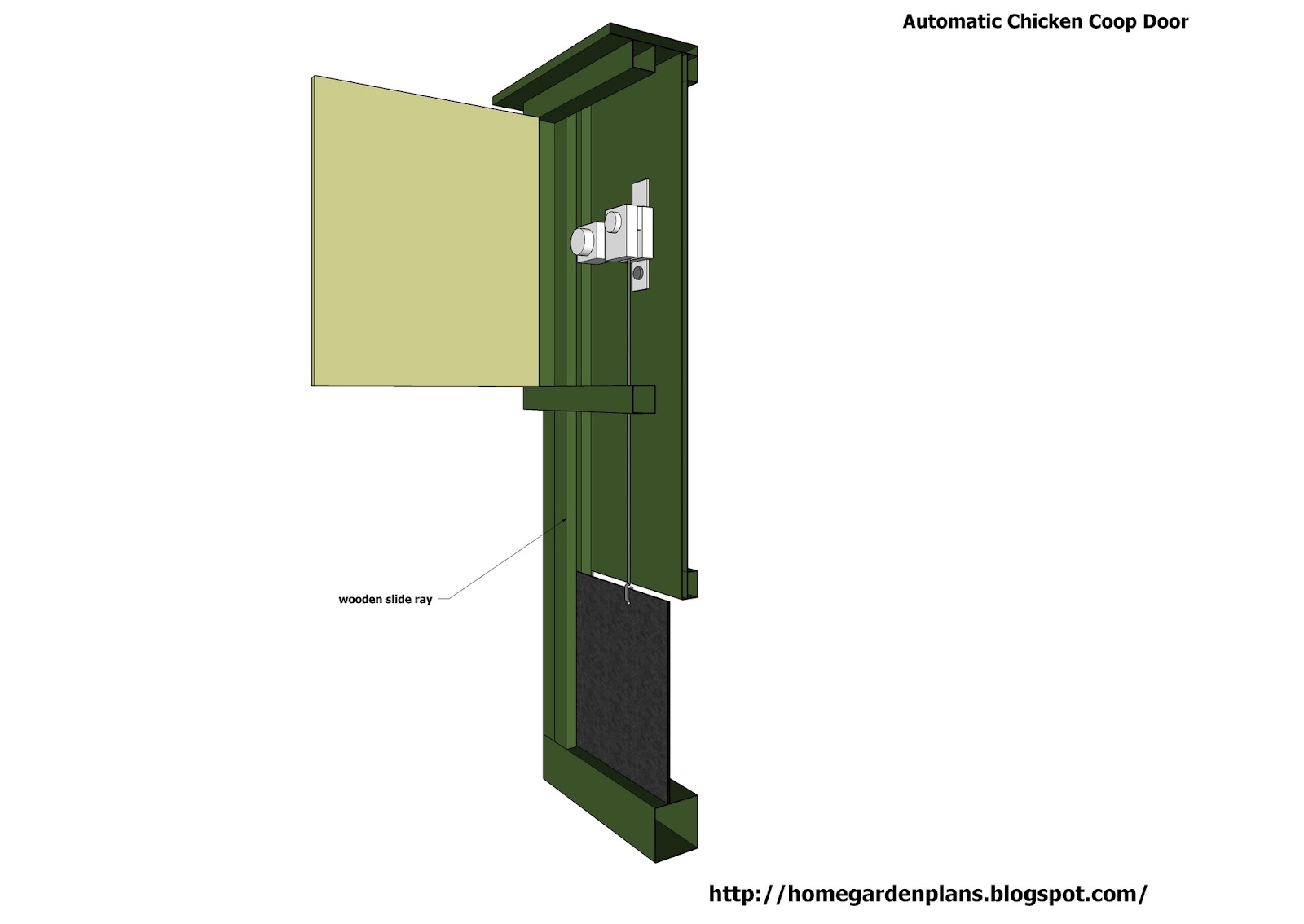 ... garden plans: Automatic Chicken Coop Door - Free Chicken Coop Plans