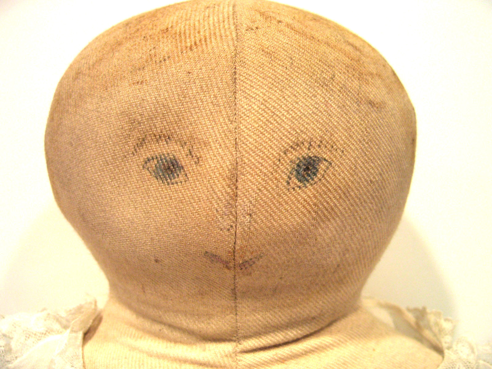 Maida Today Primitive Antique Folk Art Cloth Doll on Ebay