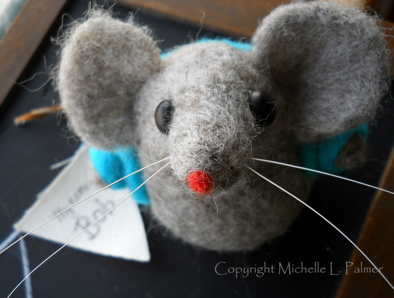 Michelle Palmer Needle felted wool mice...