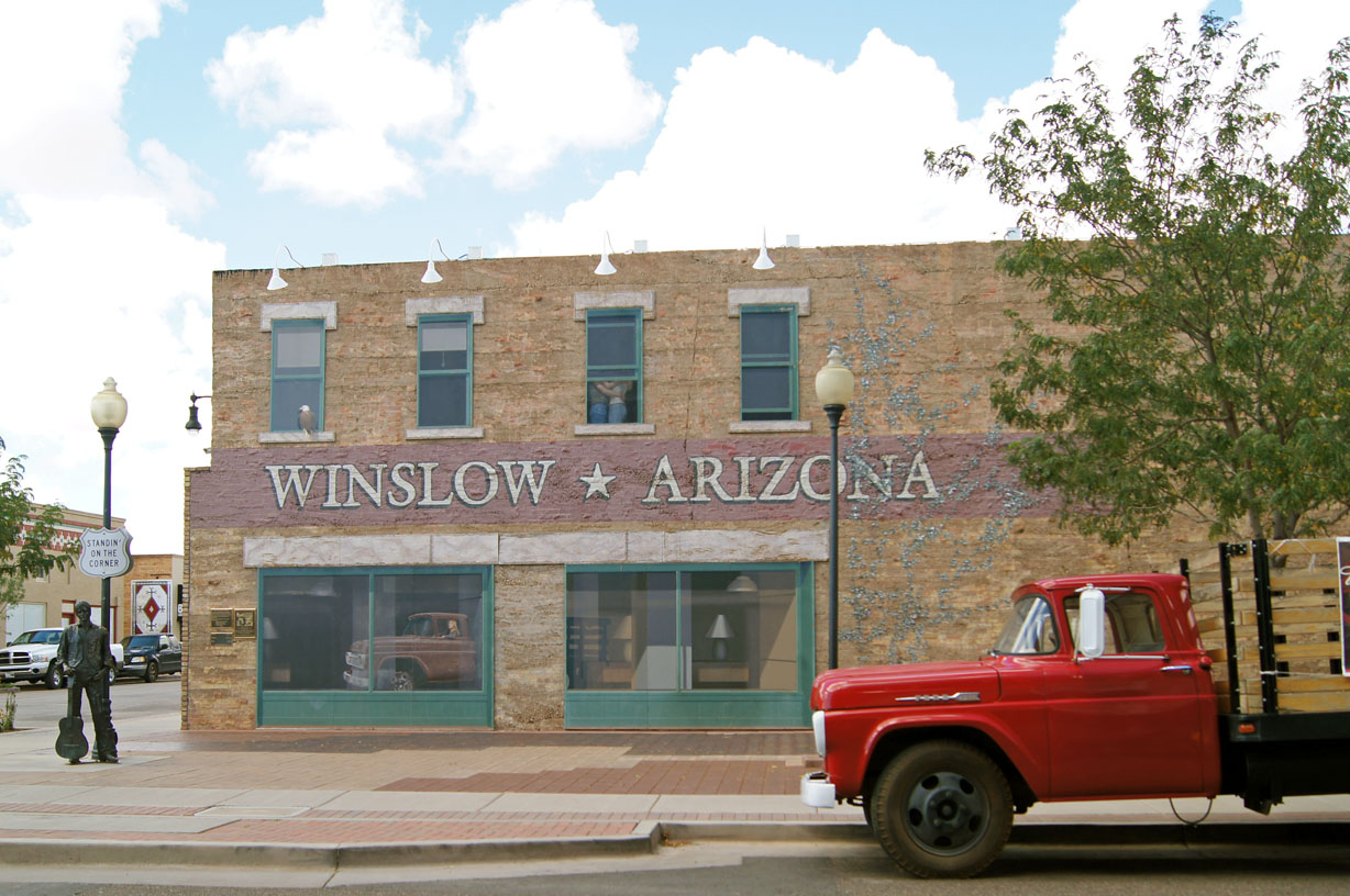 Prescott Area Daily Photo Standing On The Corner In Winslow Arizona