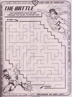 A maze from Superman Jumbo Coloring And Activity Book A maze from Superman Jumbo Coloring And Activity Book