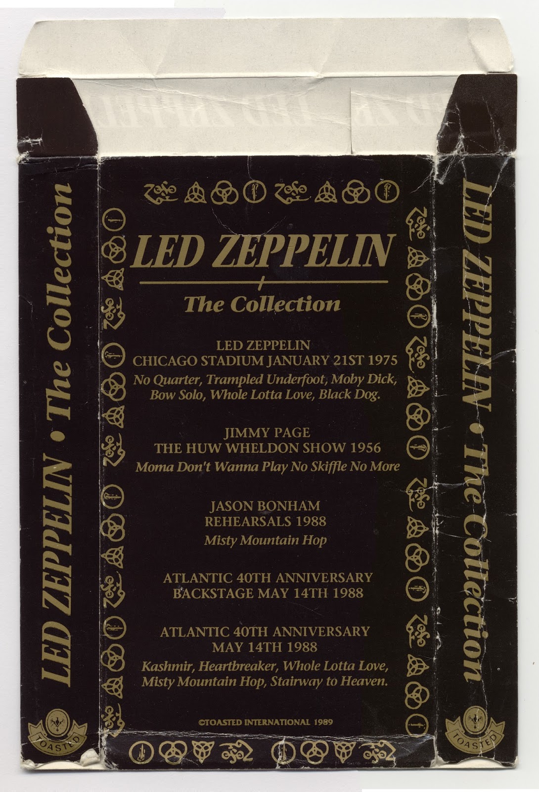 Long Live Led Zeppelin Led Zeppelin The Collection Toasted Video 1990 DVD