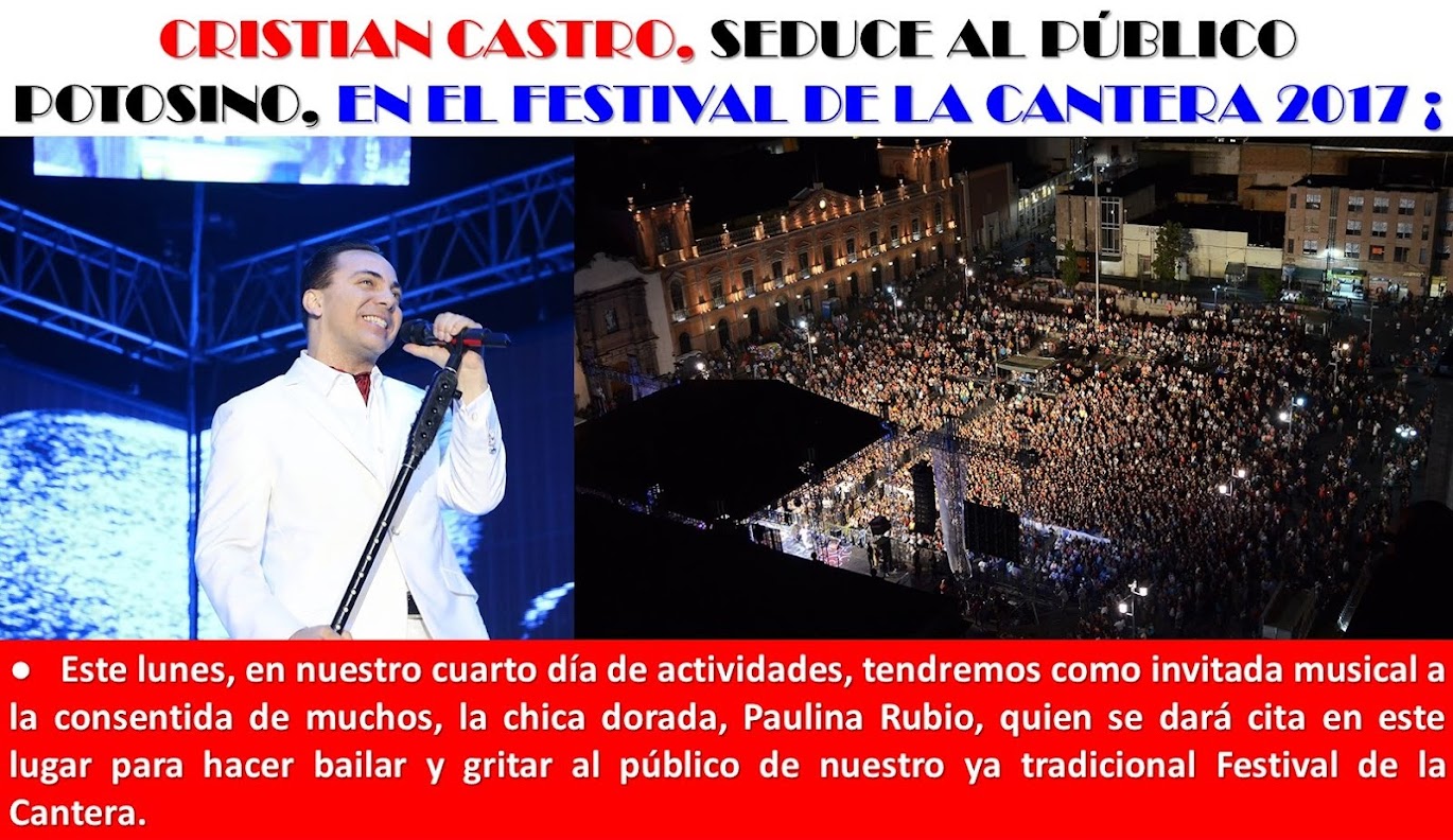 FESTIVAL DE LA CANTERA 2017, DEL 19 AL 28 DE MAYO.