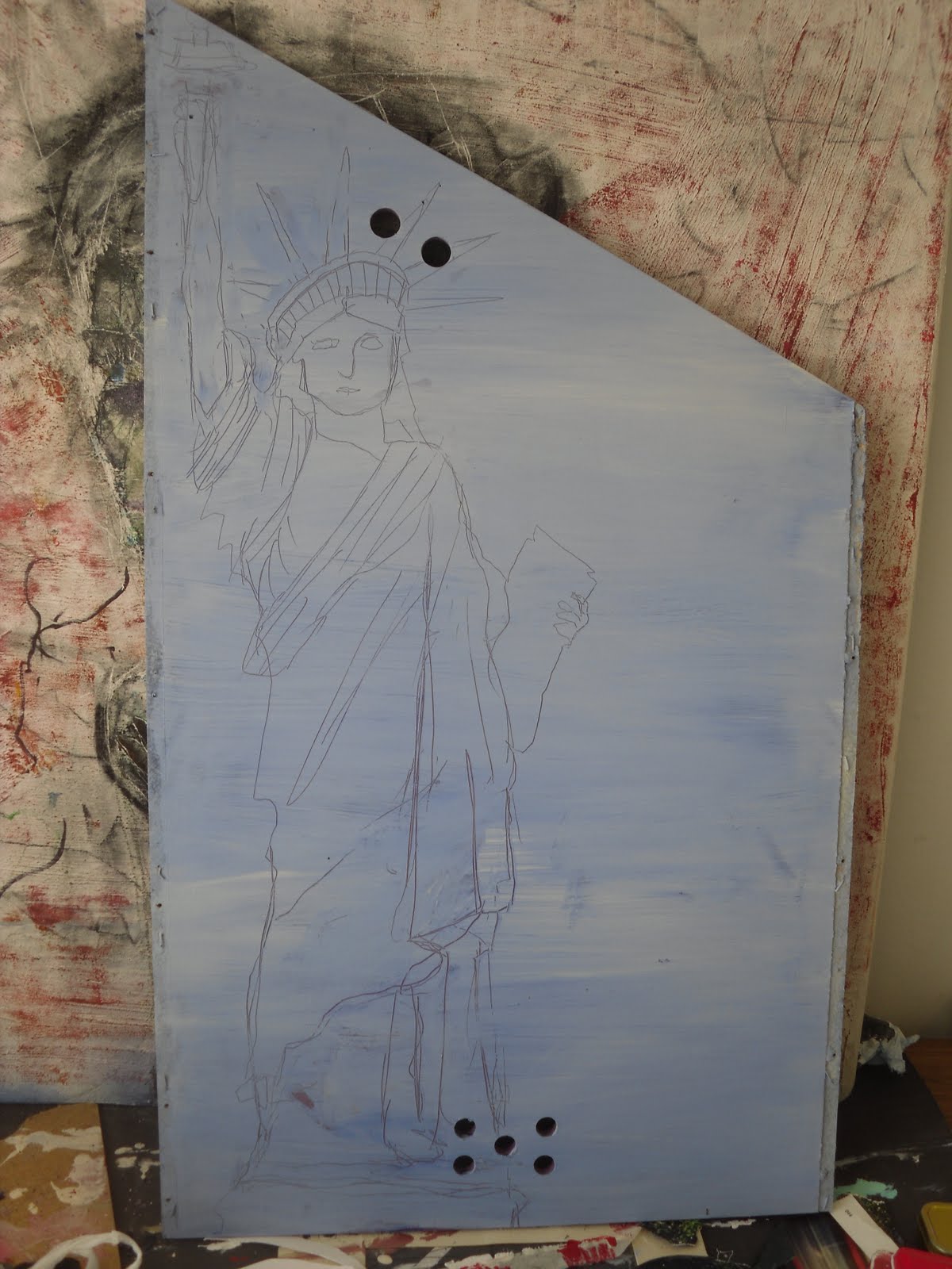 Naked Lunch Statue Of Liberty