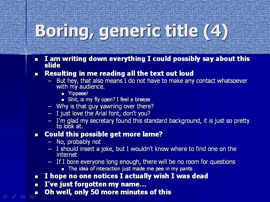 bad powerpoint