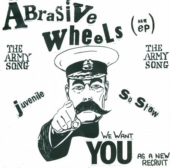hardcore punk ABRASIVE WHEELS The Army Song EP (1981)