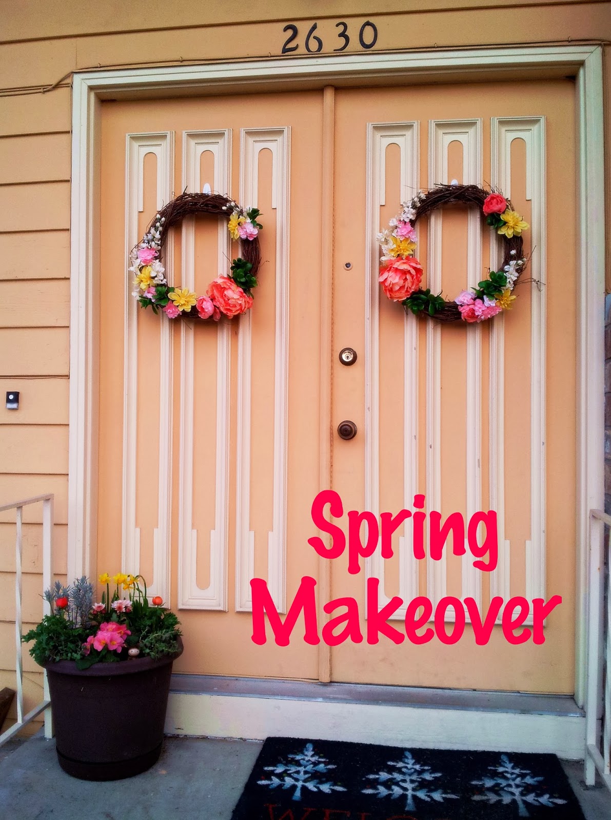 Bringing Home Beauty Front Porch Spring Makeover