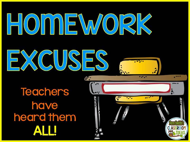 no homework excuses
