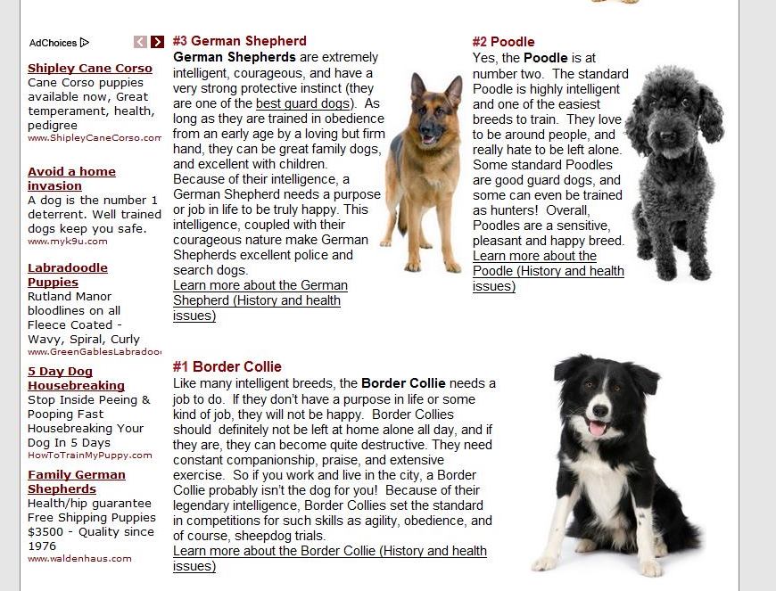 German+dog+breeds+list