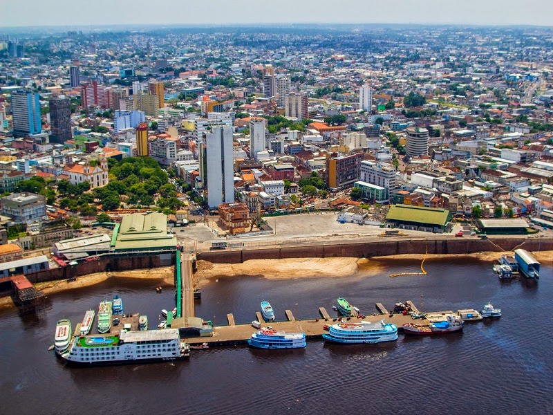 dermaga manaus di brazil manaus-brazil
