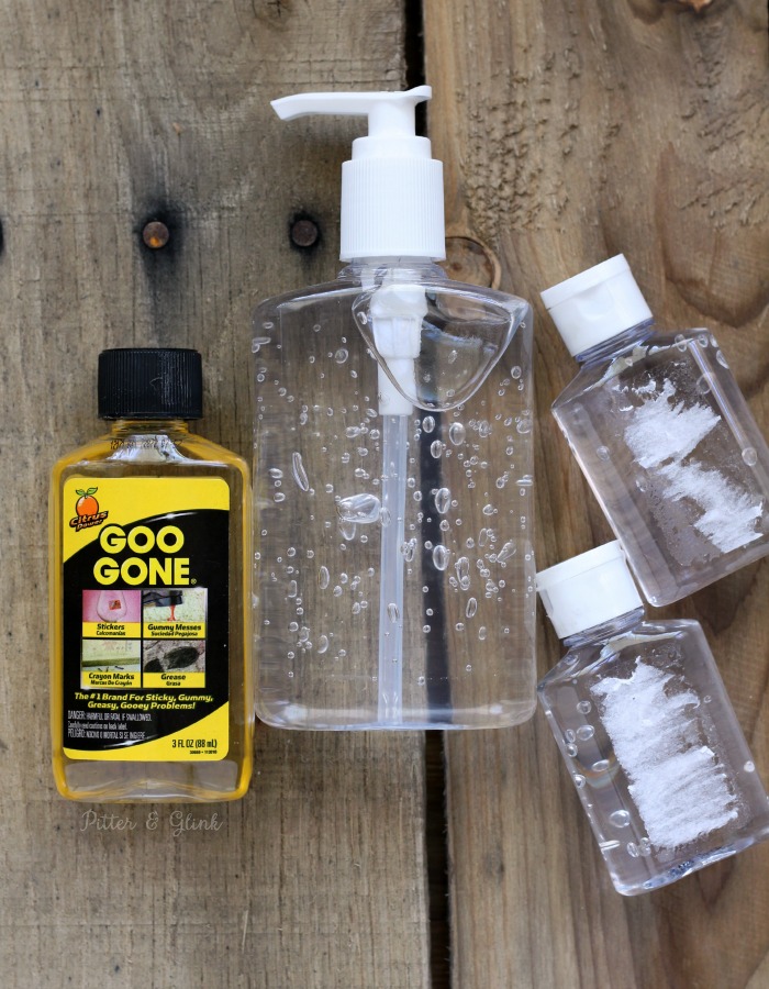Remove label residue with Goo Gone. www.pitterandglink.com