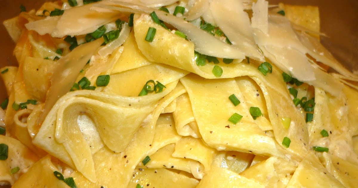 The No Pressure Cooker Pappardelle with White Truffle Butter