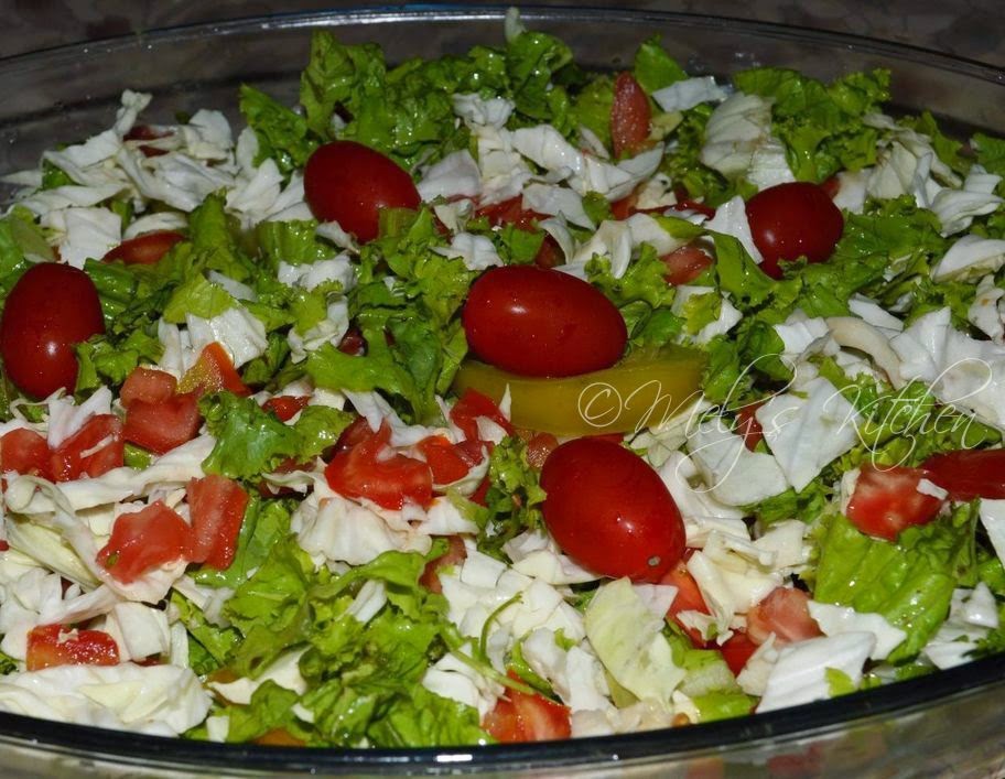 Mely's kitchen Fresh Vegetables Salad
