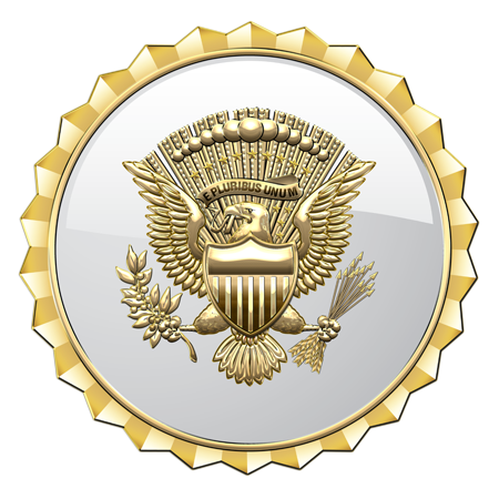 VICE PRESIDENTIAL SERVICE BADGE PIN BADGE OF THE UNIFORM SERVICES U.S