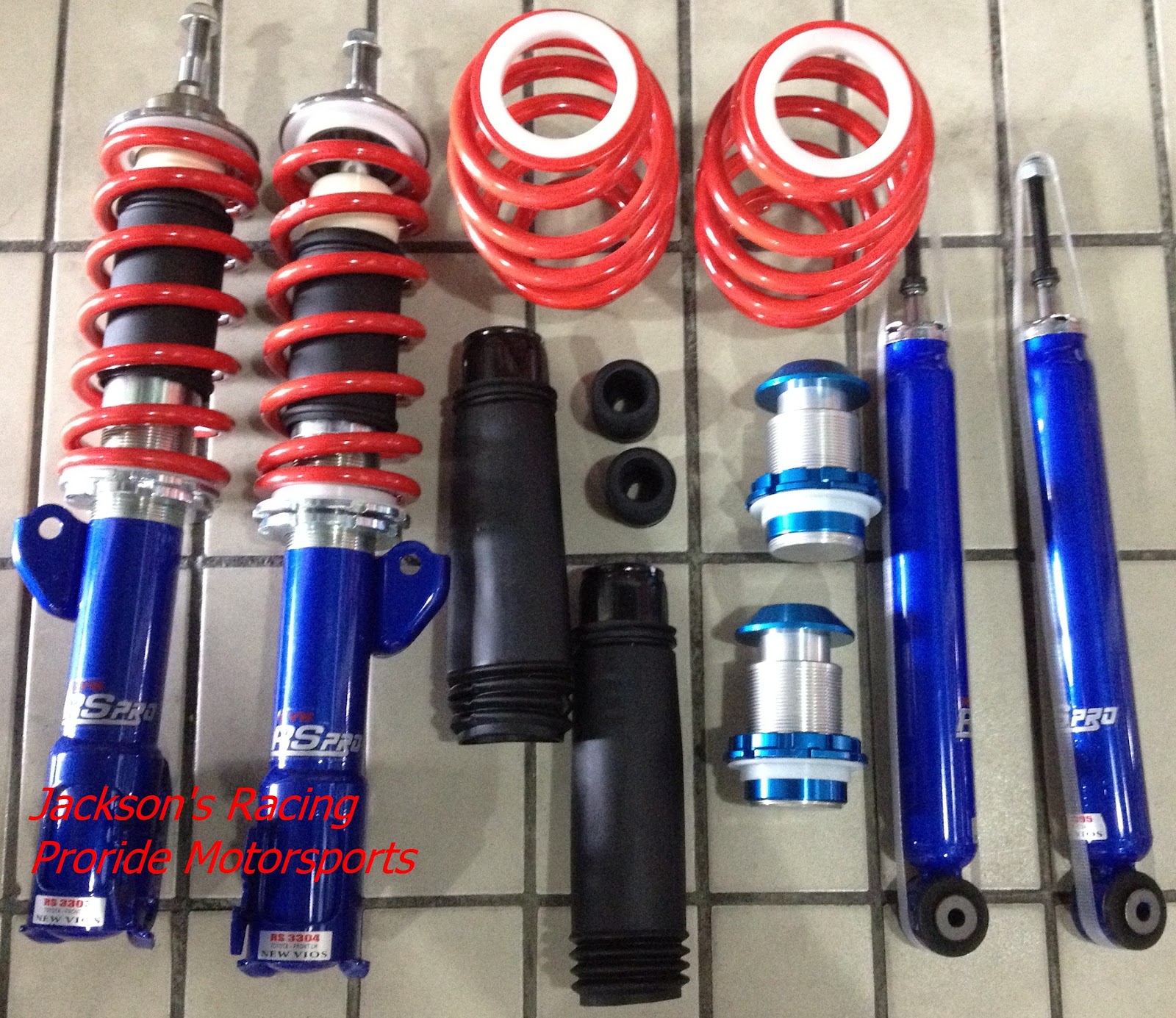 Proride Motorsports KYB RS PRO Performance Hi Lo Adjustable Suspension