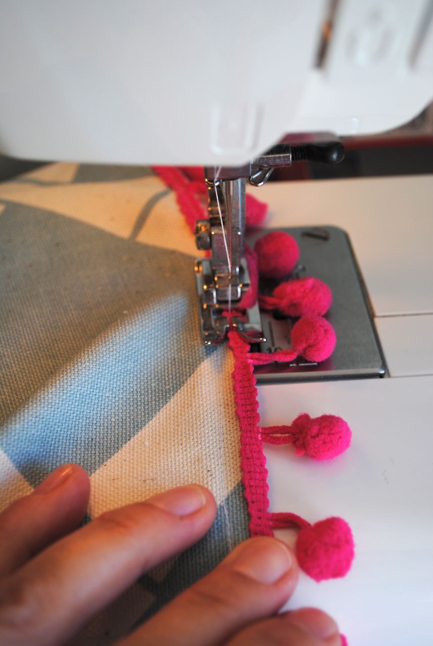 Beach Vintage Project Day Pom Pom Tablecloth