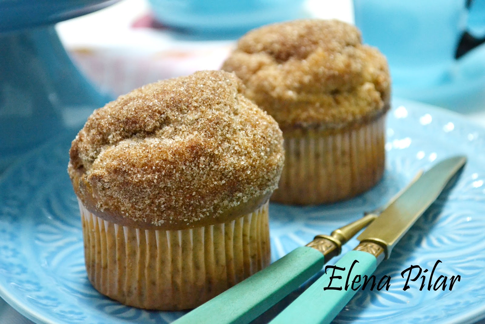 Mi Recetario por Elena Pilar Muffins de plátano, mantequilla de