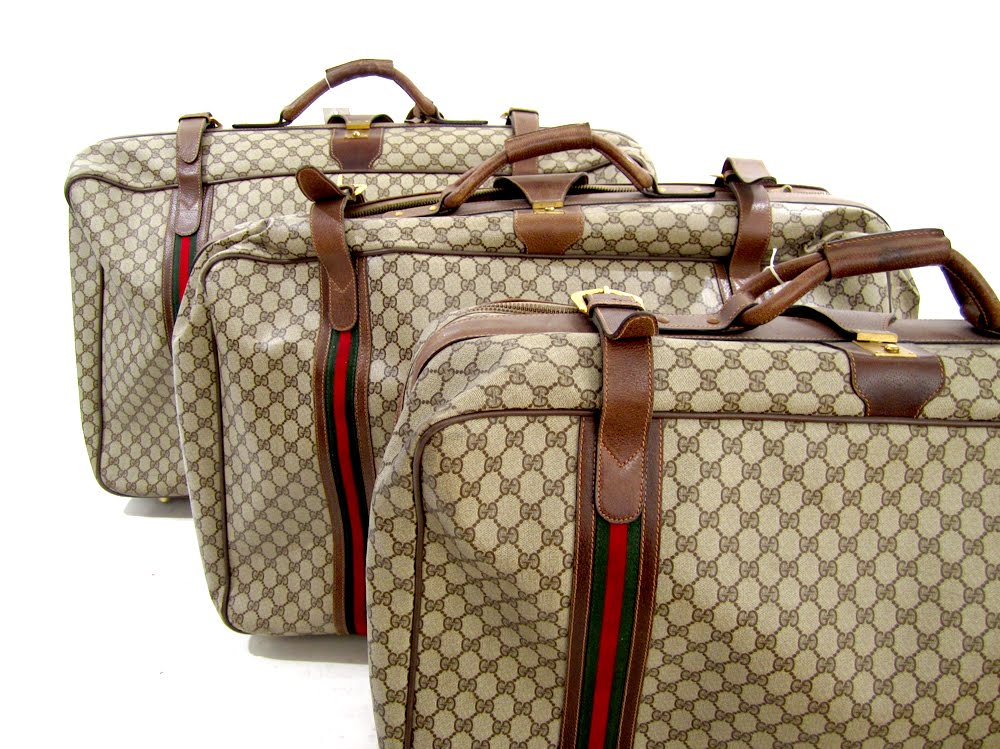 Vintage Gucci Luggage Set