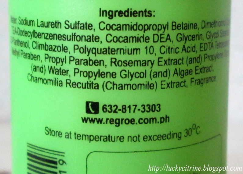 Lucky Citrine Pregroe Thickening Shampoo & Conditioner